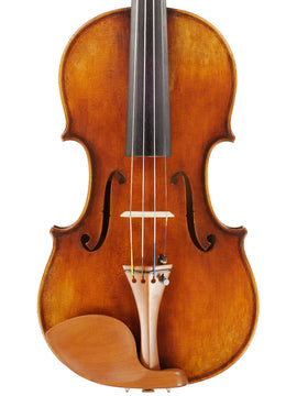 Andreas Eastman Standard VL605 and Advanced VL615 Violins, front angle, adjusted at TEO musical Instruments