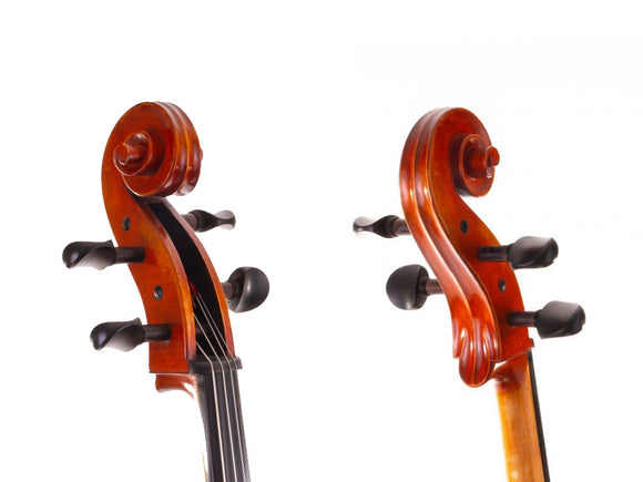 Albert Nebel CL601 Cello, intermediate, middle level, luthier, Eastman, China, professionally adjusted at Teo Musical Instruments London Ontario Canada