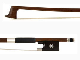 Joseph Richter Better Quality Silver Mounted Brazilwood Round Violin Bow, beginner, student, Dorfler, hand-picked and inspected by TEO musical Instruments, London Ontario