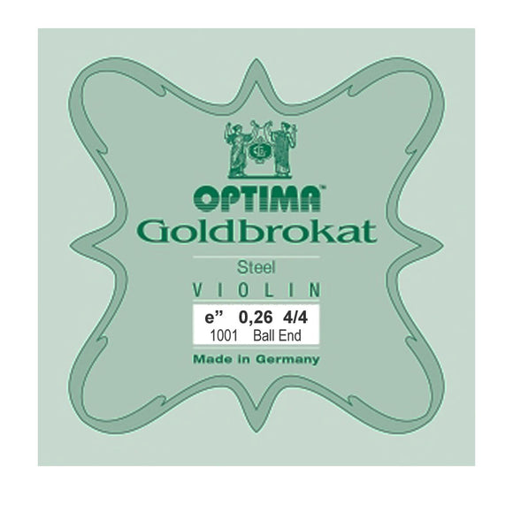 Goldbrokat Original - Ex"Lanzner" Violin E-String, Optima, Germany, hand-picked and inspected by Violins and such, with TEO musical Instruments, London Ontario Canada