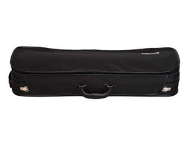 Two toned interior Hill-Style Oblong Violin Case, affordable, purple, wine, red, burgundy, black, navy blue, Eastman, full size, 4/4, hand-picked and inspected by Violins and such, with TEO musical Instruments, London Ontario Canada