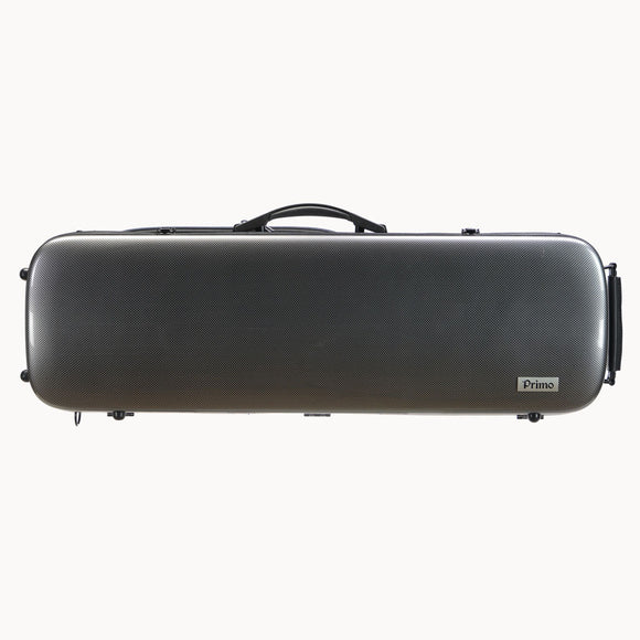 Primo Oblong Polycarbonate Violin Case, light, Primo, China, hand-picked and inspected by Violins and such, with TEO musical Instruments, London Ontario Canada