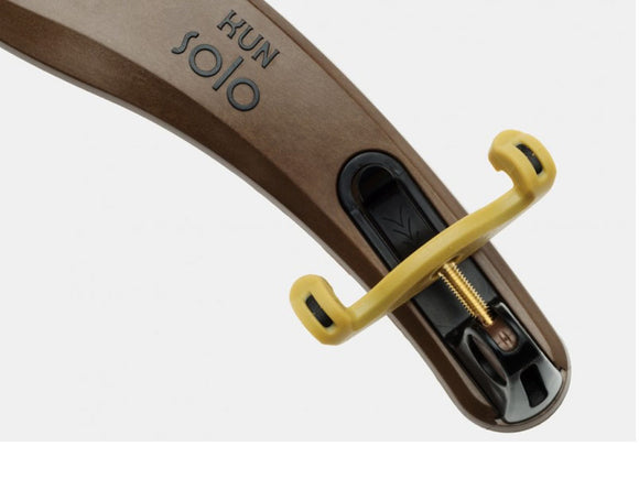 KUN SOLO Violin Shoulder Rest, 4/4, full size, Canada, Kun, hand-picked and inspected by Violins and such, with TEO musical Instruments, London Ontario Canada
