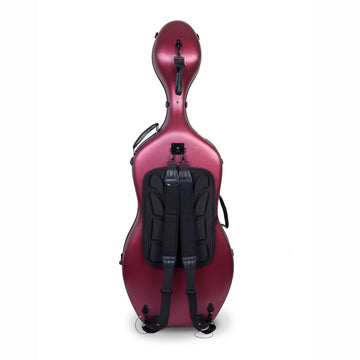 The Crossrock CRF1020CEFRDHT RED Polycarbonate Cello Case features a robust, anti-scratch, and lightweight outer shell. 
