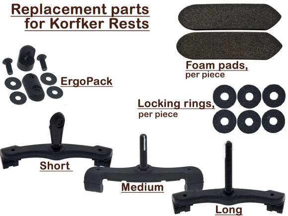 Pirastro Korfker Replacement Parts for Shoulder Rest