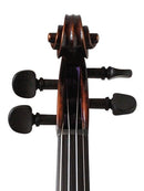 Germania 10 Paris Antiqued Violin, Front scroll, Germania 10 Paris Antiqued Violin, front body, Gewa, Adjusted at TEO Musical Instruments