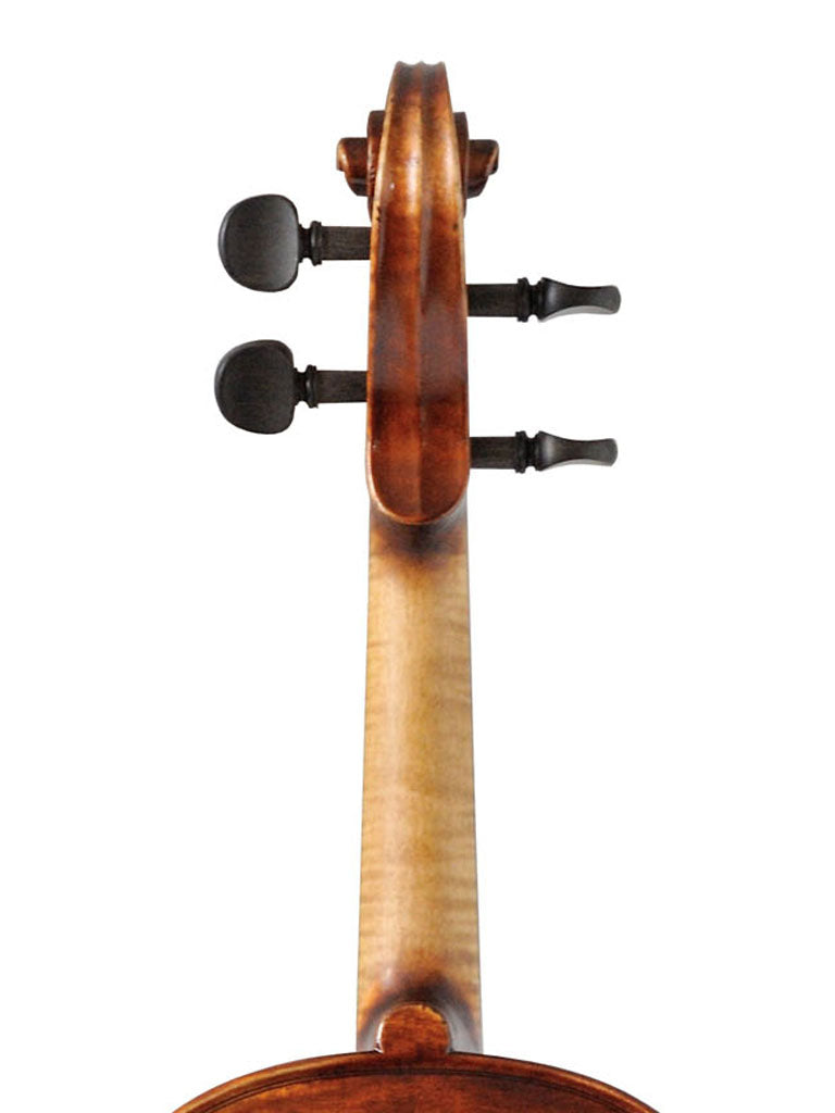Gewa Germania 10 Rome Antiqued Violin, back scroll, adjusted at TEO musical Instruments