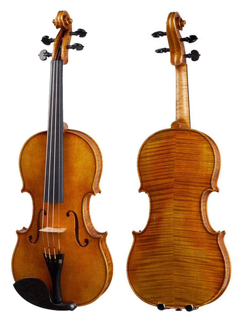 Heffler 705 Advanced Violin, both angle sides, adjusted at TEO musical Instruments