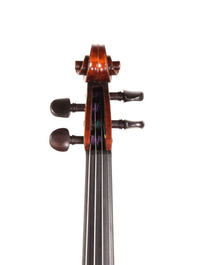 Andreas Eastman VL305 Violin, front scroll, adjusted at TEO musical InstrumentsAndreas Eastman VL305 Violin, beginner level, entry, Eastman, , China, professionally adjusted at Teo Musical Instruments London Ontario Canada