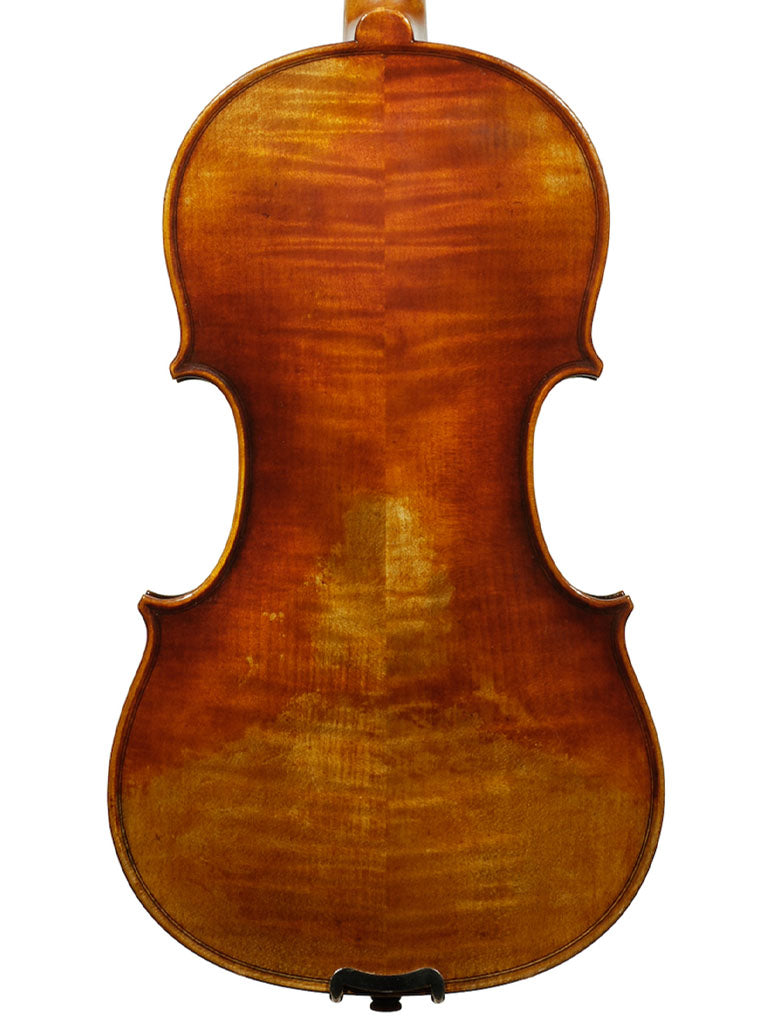Andreas Eastman Standard VL605 and Advanced VL615 Violins, back angle, adjusted at TEO musical Instruments
