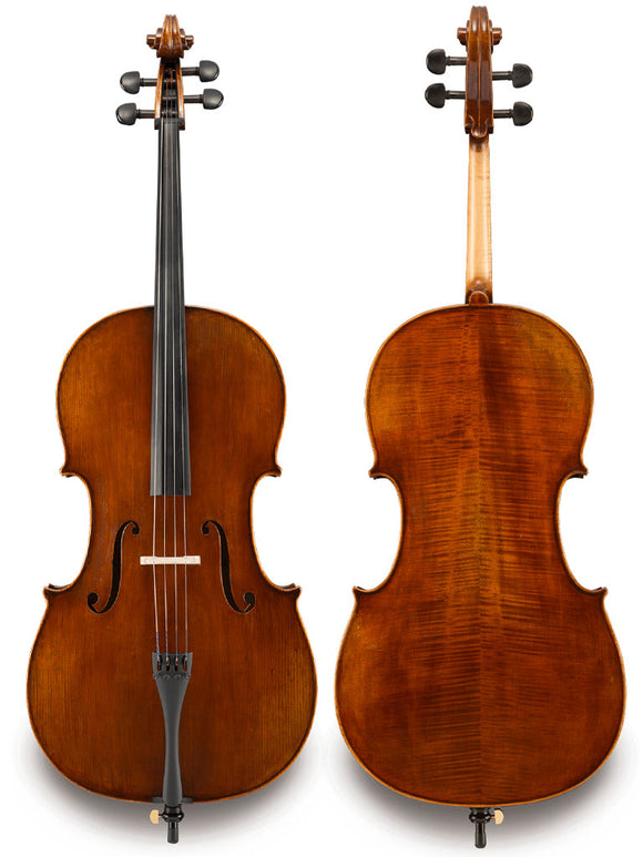 Ivan Dunov CL402 Superior Cello, intermediate, middle level, luthier, Eastman, China, professionally adjusted at Teo Musical Instruments London Ontario Canada