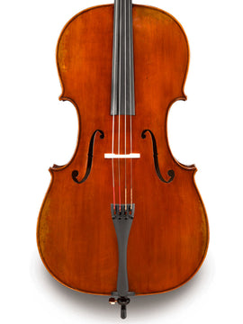Albert Nebel CL601 Cello, intermediate, middle level, luthier, Eastman, China, professionally adjusted at Teo Musical Instruments London Ontario Canada