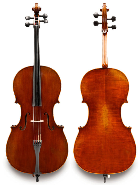 Rudoulf Doetsch CL701 Cello, intermediate, middle level, luthier, Eastman, China, professionally adjusted at Teo Musical Instruments London Ontario Canada