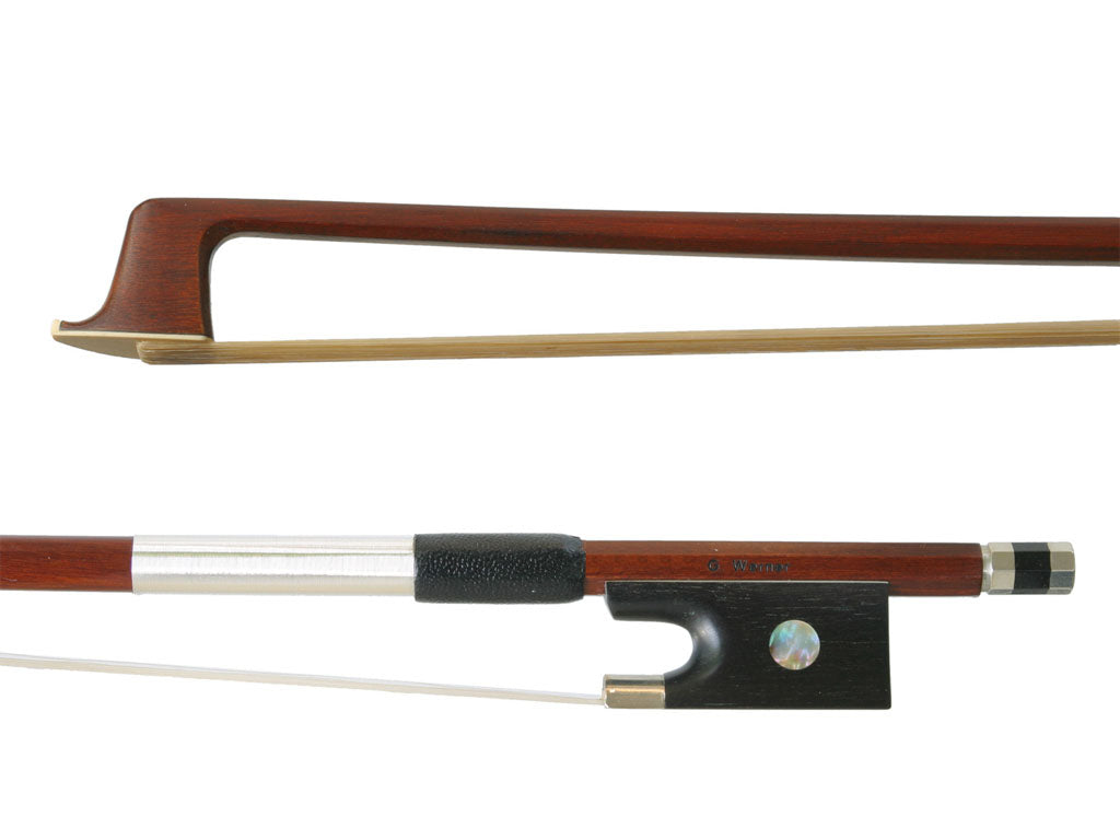 G. Werner Better Quality Pernambuco Octagonal Violin Bow, beginner, student, entry level, Dorfler, hand-picked and inspected by TEO musical Instruments, London Ontario 