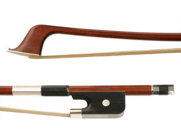 Joseph Richter Good Quality Brazilwood Octagonal French style Double Bass Bow, beginner, student, Dorfler, hand-picked and inspected by TEO musical Instruments, London Ontario