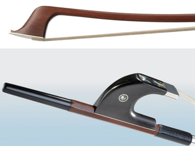 *W.E. Dorfler* Pernambuco German style Round #21G Double Bass Bow, Germany, intermediate, middle level, medium, Better student, hand-picked and inspected by TEO musical Instruments, London Ontario Canada