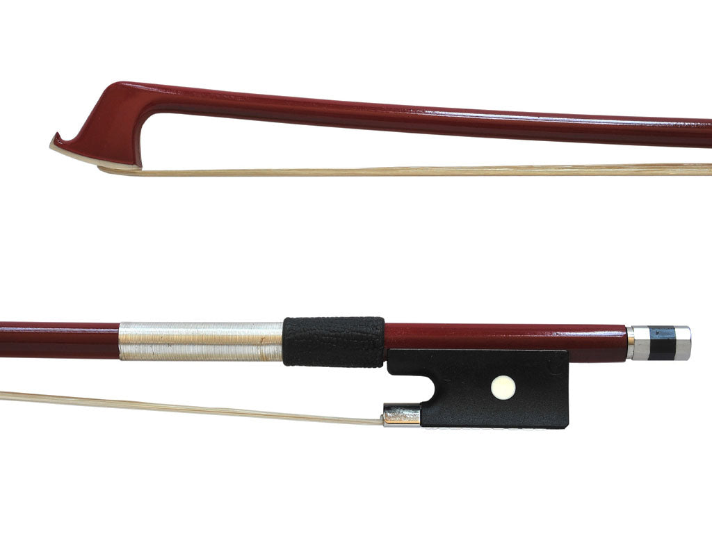 Glasser Red Coloured Fiberglass SHC-series Violin Bow, U.S.A., intermediate, middle level, medium, Better student, hand-picked and inspected by TEO musical Instruments, London Ontario Canada