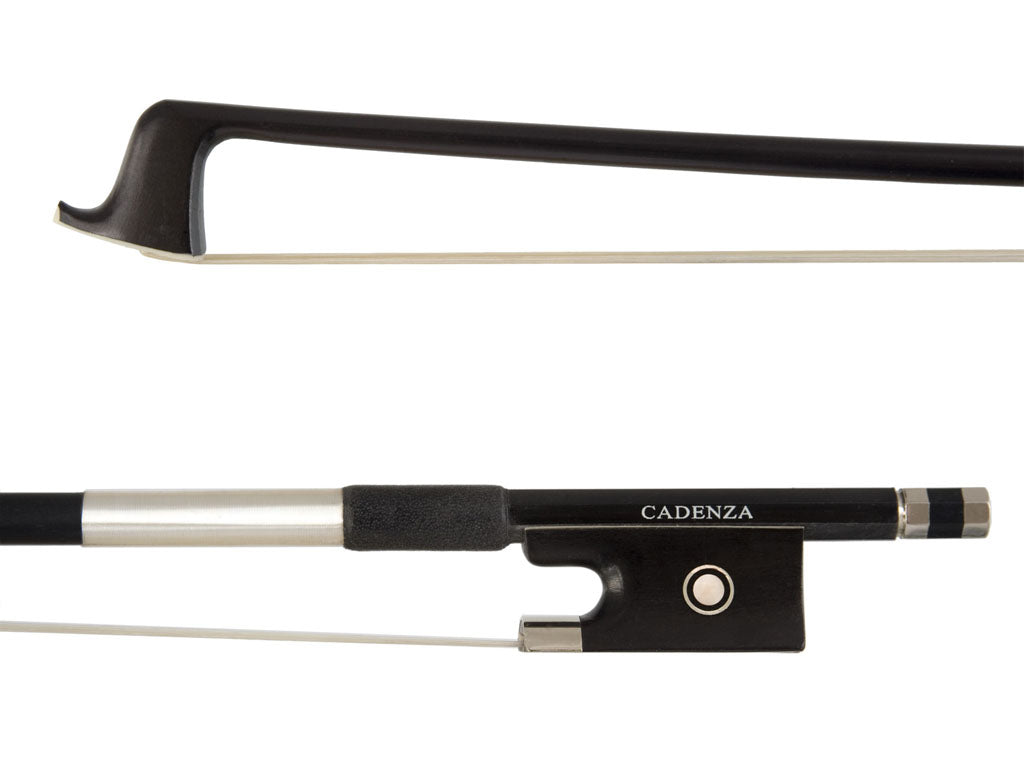 Cadenza Black Carbonfiber BL301 Round Violin Bow, beginner, student, Eastman, hand-picked and inspected by TEO musical Instruments, London Ontario