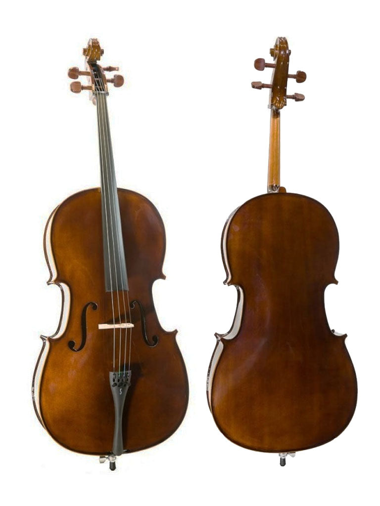 Student I 1102 Cello Outfit, beginner level, entry, introductory, Stentor, England, China, professionally adjusted at Teo Musical Instruments workshop
