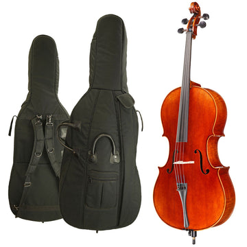 Vincenzo Bellini VB-301 Cello Outfit, Primo, China, Beginner, professionally adjusted at Teo Musical Instruments London Ontario Canada, Violins and such