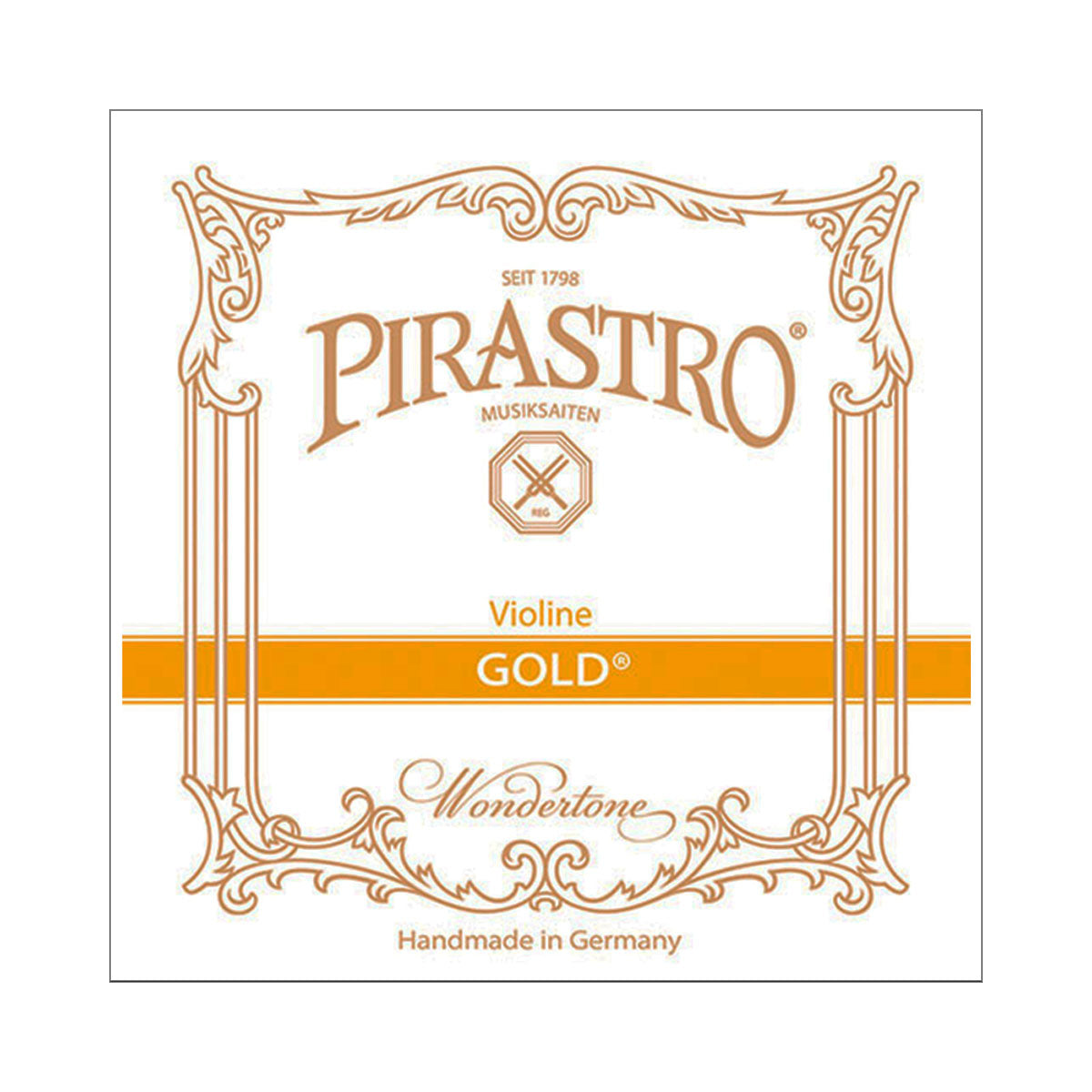 Gold Label Violin strings, Pirastro, Germany, gut core, full size, 4/4, , hand-picked and inspected by Violins and such, with TEO musical Instruments, London Ontario Canada