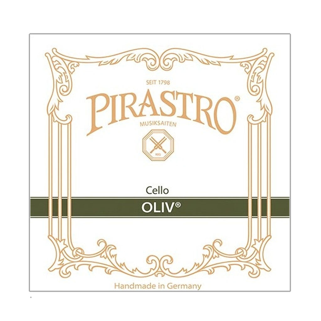 Oliv Cello Strings, Gut core, Pirastro, Germany, full size, 4/4, hand-picked and inspected by Violins and such, with TEO musical Instruments, London Ontario Canada
