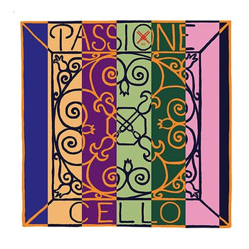 Passione Cello Strings, Gut, steel core, Pirastro, Germany, full size, 4/4, hand-picked and inspected by Violins and such, with TEO musical Instruments, London Ontario Canada