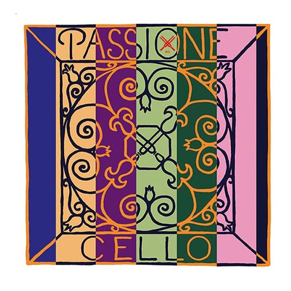 Passione Cello Strings, Gut, steel core, Pirastro, Germany, full size, 4/4, hand-picked and inspected by Violins and such, with TEO musical Instruments, London Ontario Canada