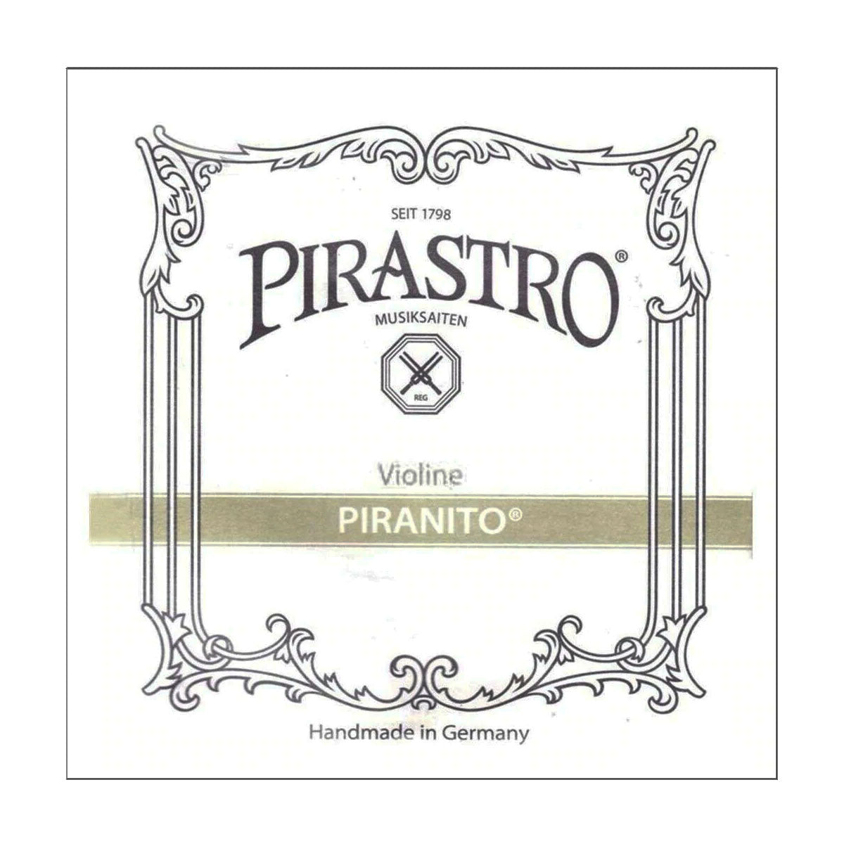 Piranito Violin Strings, Germany, full size, 4/4, 3/4, 1/2, 1/4, 1/8, hand-picked and inspected by Violins and such, with TEO musical Instruments, London Ontario Canada