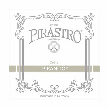 Piranito Cello Strings, full size, 4/4, 3/4, 1/2, 1/4, 1/8, hand-picked and inspected by Violins and such, with TEO musical Instruments, London Ontario Canada