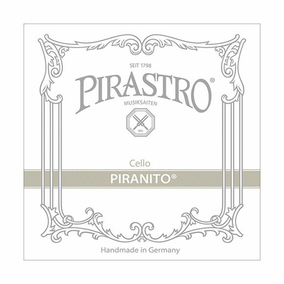 Piranito Cello Strings, full size, 4/4, 3/4, 1/2, 1/4, 1/8, hand-picked and inspected by Violins and such, with TEO musical Instruments, London Ontario Canada