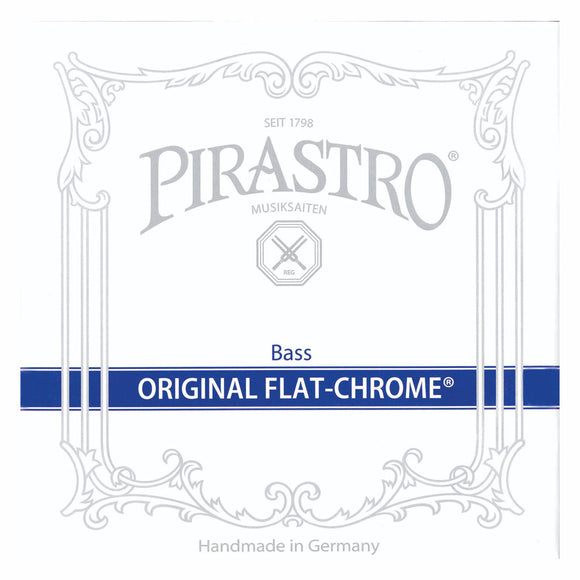 Flat-Chromesteel Original Double Bass Strings, full size, 4/4, 3/4, 1/2, 1/4, 1/8, hand-picked and inspected by Violins and such, with TEO musical Instruments, London Ontario Canada
