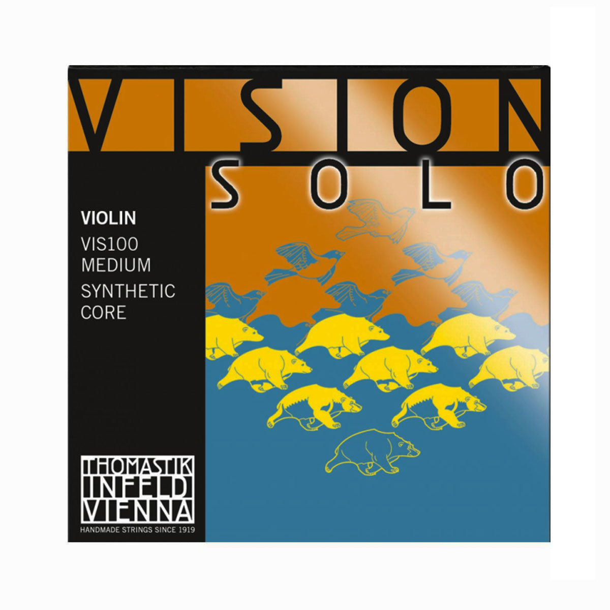 Vision Solo Violin Strings, Thomastik Infeld, Austria, full size, 4/4, 3/4, 1/2, 1/4, 1/8, 1/16, hand-picked and inspected by Violins and such, with TEO musical Instruments, London Ontario Canada