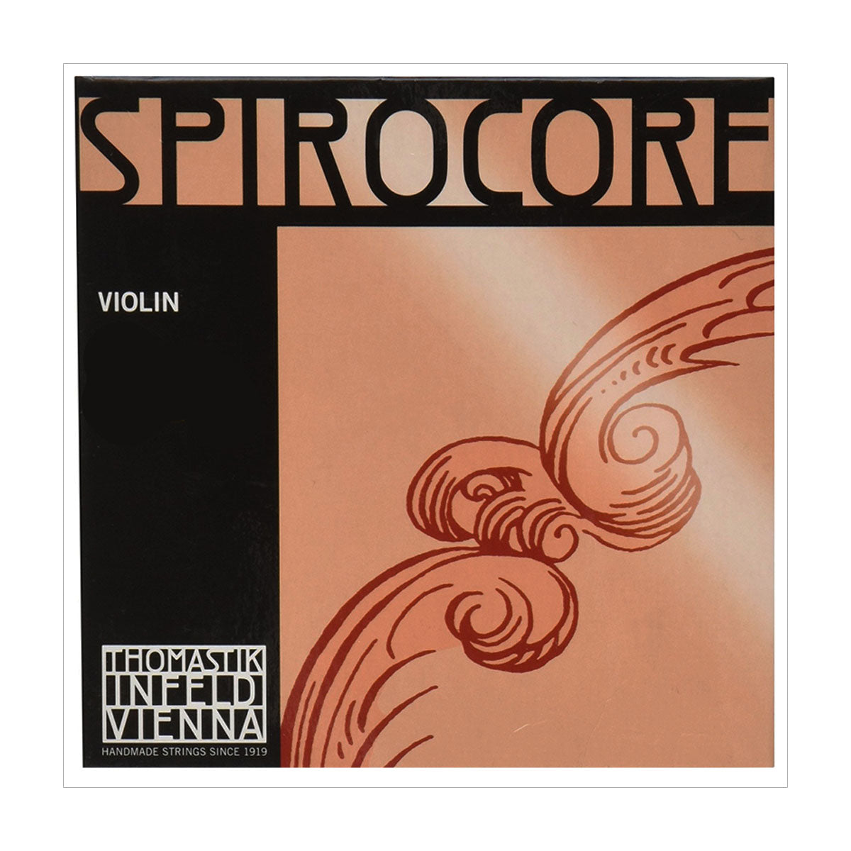 Spirocore Violin Strings, steel core, Thomastik Infeld, Austria, full size, 4/4, 3/4, 1/2, 1/4, 1/8, 1/16, hand-picked and inspected by Violins and such, with TEO musical Instruments, London Ontario Canada