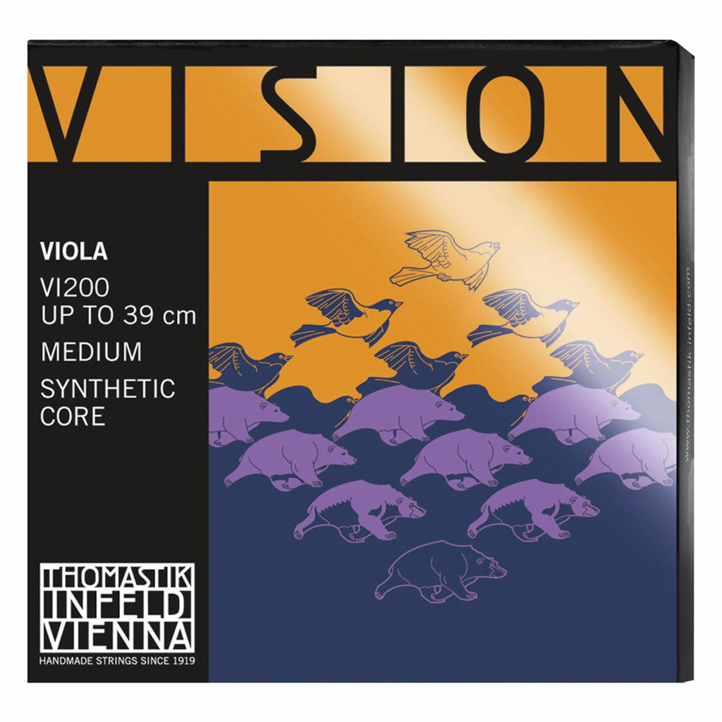 Vision Viola Strings, Thomastik Infeld, Austria, full size, 4/4, 3/4, 1/2, 1/4, 1/8, 1/16, hand-picked and inspected by Violins and such, with TEO musical Instruments, London Ontario Canada