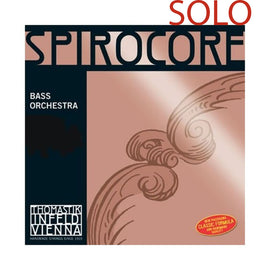 Spirocore Solo Double Bass Strings, Thomastik Infeld, Austria, full size, 4/4, 3/4, 1/2, 1/4, 1/8, 1/16, hand-picked and inspected by Violins and such, with TEO musical Instruments, London Ontario Canada