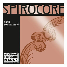 Spirocore Tuning in 5th Double Bass Strings, Thomastik Infeld, Austria, full size, 4/4, 3/4, 1/2, 1/4, 1/8, 1/16, hand-picked and inspected by Violins and such, with TEO musical Instruments, London Ontario Canada