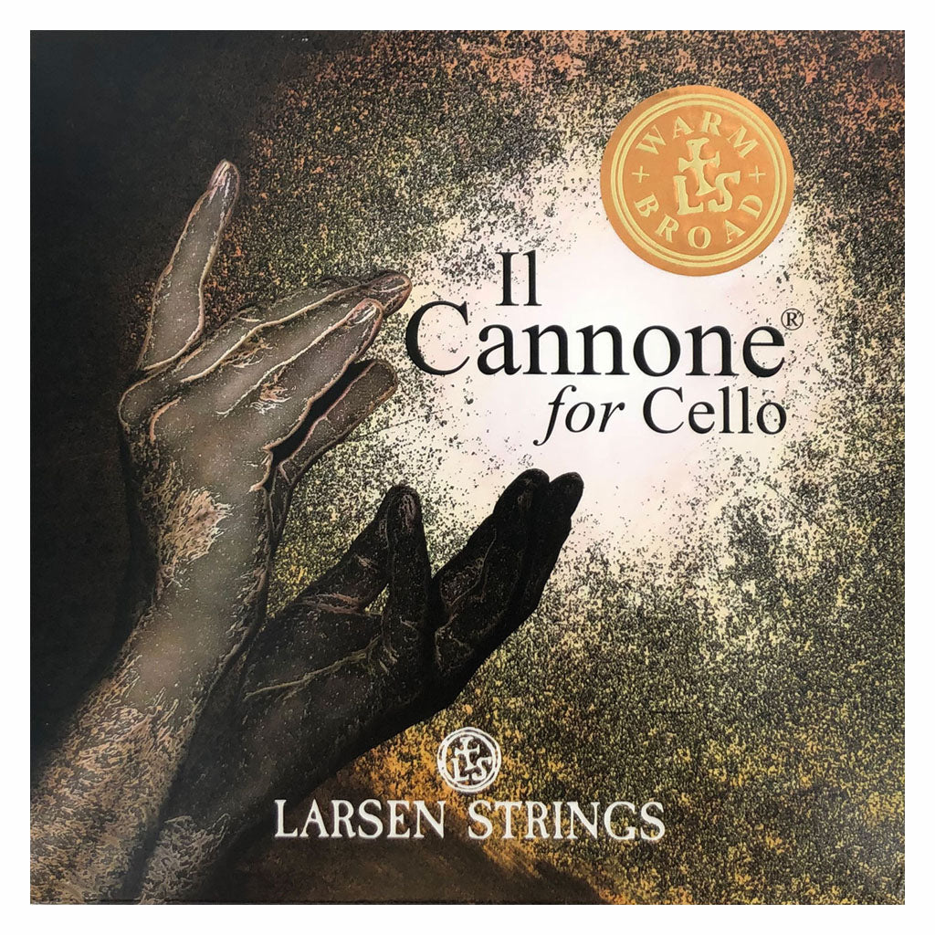 Il Cannone Cello Strings, Larsen, Denmark, full size, 4/4, 3/4, 1/2, 1/4, 1/8, 1/16, hand-picked and inspected by Violins and such, with TEO musical Instruments, London Ontario Canada