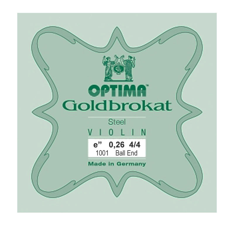 Goldbrokat Original - Ex"Lanzner" Violin E-String, Optima, Germany, hand-picked and inspected by Violins and such, with TEO musical Instruments, London Ontario Canada 