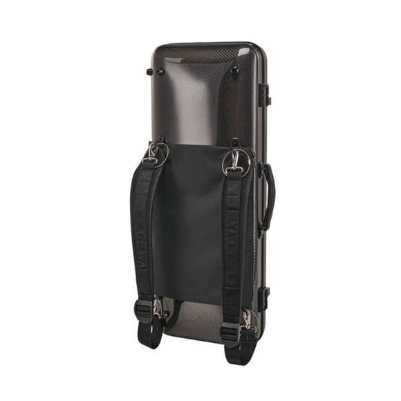 Idea 2.6 Adjustable Oblong Viola Case, carbon, fiber, fibre, composite, black, Gewa, Germany, hand-picked and inspected by Violins and such, with TEO musical Instruments, London Ontario Canada