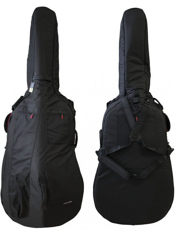 GEWA Double Bass Bag PRESTIGE II, Gewa, China, Germany, 3/4, hand-picked and inspected by Violins and such, with TEO musical Instruments, London Ontario Canada