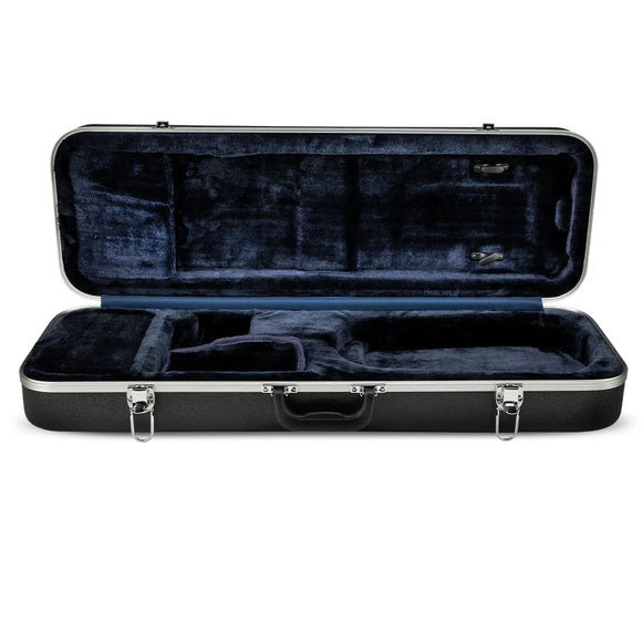 Oblong CA450 Thermoplastic Violin Case, black, navy blue, Eastman, full size, 4/4, 3/4, 1/2, 1/4, 1/8, hand-picked and inspected by Violins and such, with TEO musical Instruments, London Ontario Canada