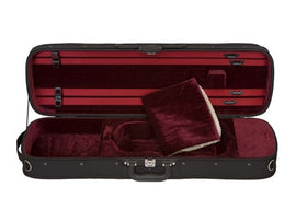 Hill-Style Oblong Violin Case, affordable, purple, wine, red, burgundy, black, navy blue, Eastman, full size, 4/4, 3/4, 1/2, 1/4, 1/8, hand-picked and inspected by Violins and such, with TEO musical Instruments, London Ontario Canada