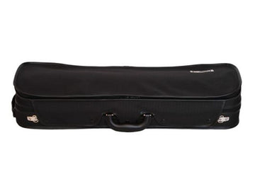 Two toned interior Hill-Style Oblong Violin Case, affordable, purple, wine, red, burgundy, black, navy blue, Eastman, full size, 4/4, hand-picked and inspected by Violins and such, with TEO musical Instruments, London Ontario Canada