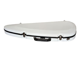 SLIM Fiberglass Shaped Violin Case, white, pink, light, hot, fuchsia, fiberglass, Eastman, full size, 4/4, hand-picked and inspected by Violins and such, with TEO musical Instruments, London Ontario Canada