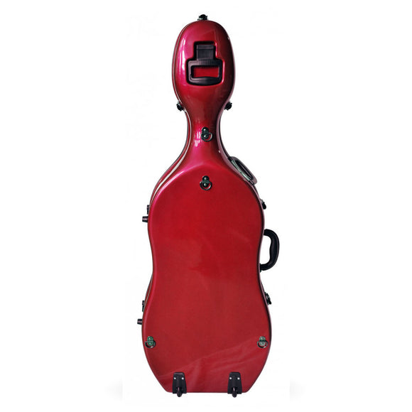 Fiberlite textured Cello Case, 4/4, 3/4, 1/2, Fiberglass, fibreglass Eastman, China, hand-picked and inspected by Violins and such, with TEO musical Instruments, London Ontario Canada