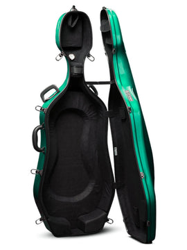 FiberXlite Cello Case, 4/4, full size, Fiberglass, fibreglass Eastman, China, hand-picked and inspected by Violins and such, with TEO musical Instruments, London Ontario Canada
