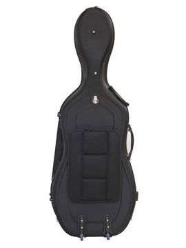 Semi-rigid cello case, unique, soft, hard, shell, 4/4, 3/4, 1/2, size, Eastman, China, hand-picked and inspected by Violins and such, with TEO musical Instruments, London Ontario Canada