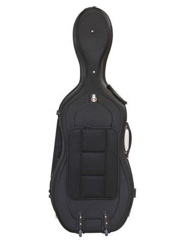 Semi-rigid cello case, unique, soft, hard, shell, 4/4, 3/4, 1/2, size, Eastman, China, hand-picked and inspected by Violins and such, with TEO musical Instruments, London Ontario Canada