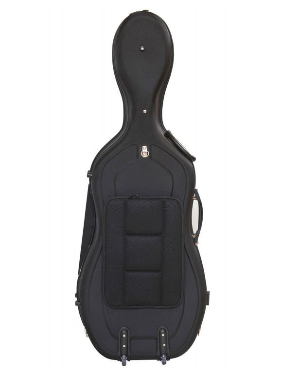 Semi-rigid cello case, unique, soft, hard, shell, 4/4, 3/4, 1/2, size, Eastman, China, hand-picked and inspected by Violins and such, with TEO musical Instruments, London Ontario Canada